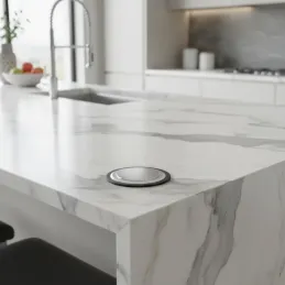 Výsuvná elektrická zásuvka ASTRA 3x230V SCHUKO / Hliník