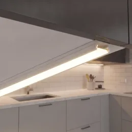 Hliníková lišta ZARIA pro LED osvětlení s mléčným krytem / Bílá matná