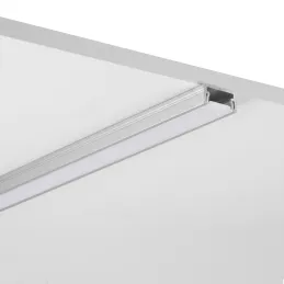 Hliníková lišta ZARIA na LED osvětlení s mléčným krytem / Hliník