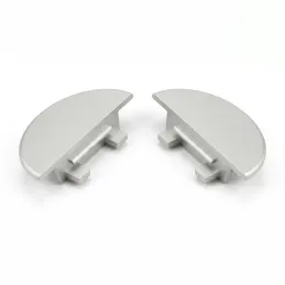 Sada 2ks koncovek na zafrézovací profil ZARIA  / Šedá