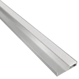 Hliníková lišta na LED osvětlení soklu ARIANA s mléčným krytem / Hliník