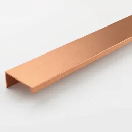 Úchytka na hranu dvířek DIAZ / Broušená měď