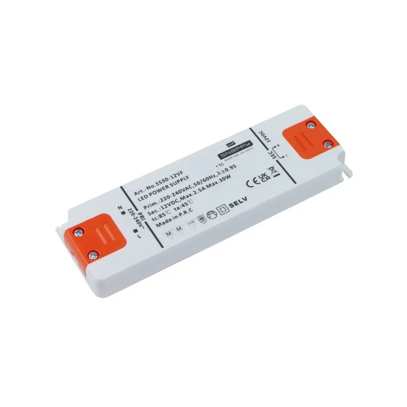 LED Trafo PREMIUM SLIM 12V DC / 30W