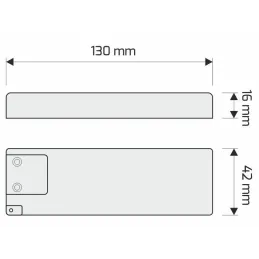 LED Trafo (síťový adaptér) 12V / s integrovanými konektory