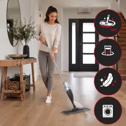 Univerzální mop s rozprašovačem vody CLEANY 300ml