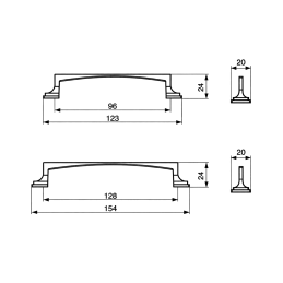 Úchytka CALISTO / Staromosaz