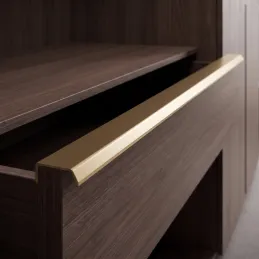 Úchytka na hranu dvířek MELIA / Mosaz