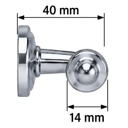 Úchytka IZABELA / Lesklý chrom