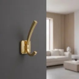 Věšák PORTAS / Zlatá matná