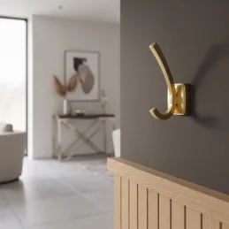 Věšák PORTAS / Zlatá matná