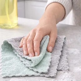 Sada mikrovláknových utěrek TOPCLEAN - 10 ks