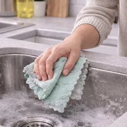 Sada mikrovláknových utěrek TOPCLEAN - 10 ks