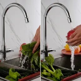 Perlátor na baterii DOX / Lesklý chrom
