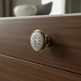 Úchytka knopka VIAMO CLOCK / Staromosazná