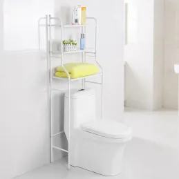 Policová skříňka nad WC / Bílá