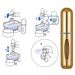 Cestovní rozprašovač na parfém 5 ml / Zlatý
