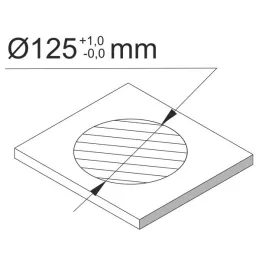 Automatická výsuvná zásuvka AMBIENTE SCHUKO 3x230V + USB A-C s osvětlením a nabíjením / Černé sklo