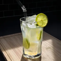 Borosilikátový pohár na kávu WAVE 275 ml / Transparentní