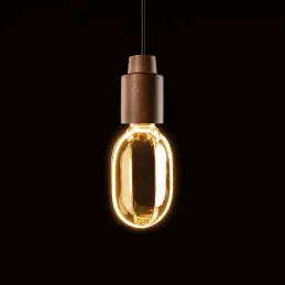 Dekorativní LED žárovka TANGO 4W / Kouřově hnědá