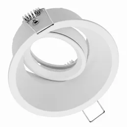 Designové bodové svítidlo s naklápěním ADAMO ROUND / Bílá matná