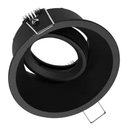Designové bodové svítidlo s naklápěním ADAMO ROUND / Černá matná