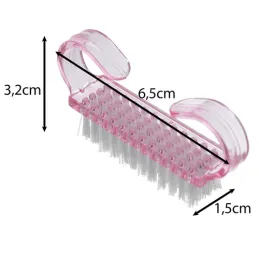 Manikúrní kartáček na ruce - 10 ks / Růžová