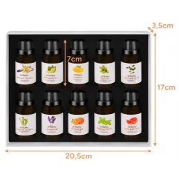 Sada 10 ks vonných olejů do aroma difuzérů / 15 ml