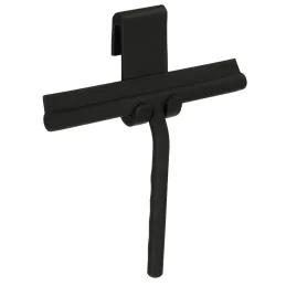 Stěrka na vodu s držákem na skleněnou stěnu / Černá