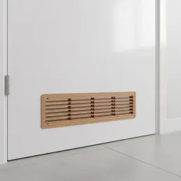 Oboustranná ventilační mřížka do dveří 430 x 115 mm / Dub