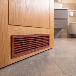Oboustranná ventilační mřížka do dveří 430 x 115 mm / Calvados