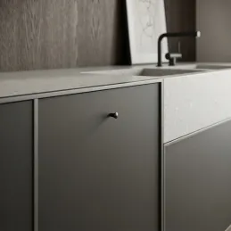 Úchytka knopka CARION / Černá matná