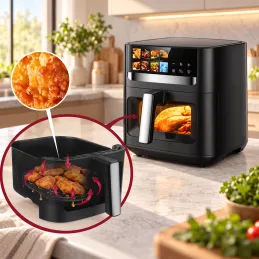 Horkovzdušná fritéza ULTRON XXL - 8L / Černá