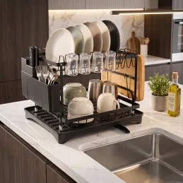 Odkapávač na nádobí MARONE / Černá matná