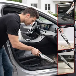 Bezdrátový ruční vysavač ULTRA LUX 100W / Černý