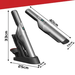 Bezdrátový ruční vysavač ULTRA LUX 100W / Černý