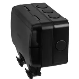 Venkovní elektrická zásuvka GARDENIA SCHUKO 2x230V / Černá matná