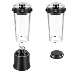 USB elektrický mixér ARIANO na smoothie a koktejly 600 ml / Černý