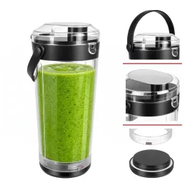 Náhradní nádoba pro USB elektrický mixér ARIANO 600 ml / Černá
