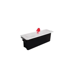 Výsuvná elektrická zásuvka HOPBOX FRENCH / Broušený hliník