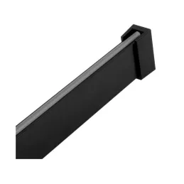 Vešiaková tyč SLIM na LED pásek s krytkou / Černá